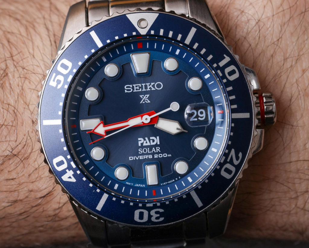 Seiko Prospex Solar Diver Sne435 Padi Watch Review Ablogtowatch