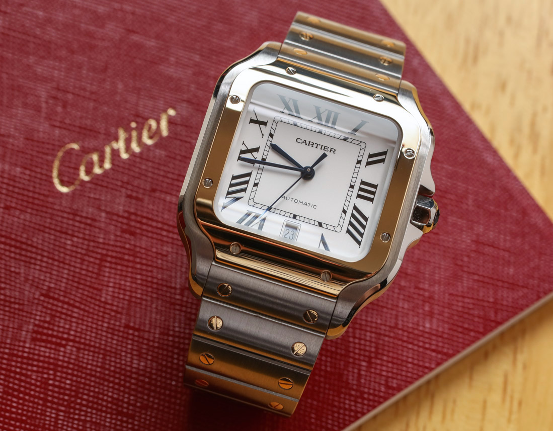 cartier santos wrist watch