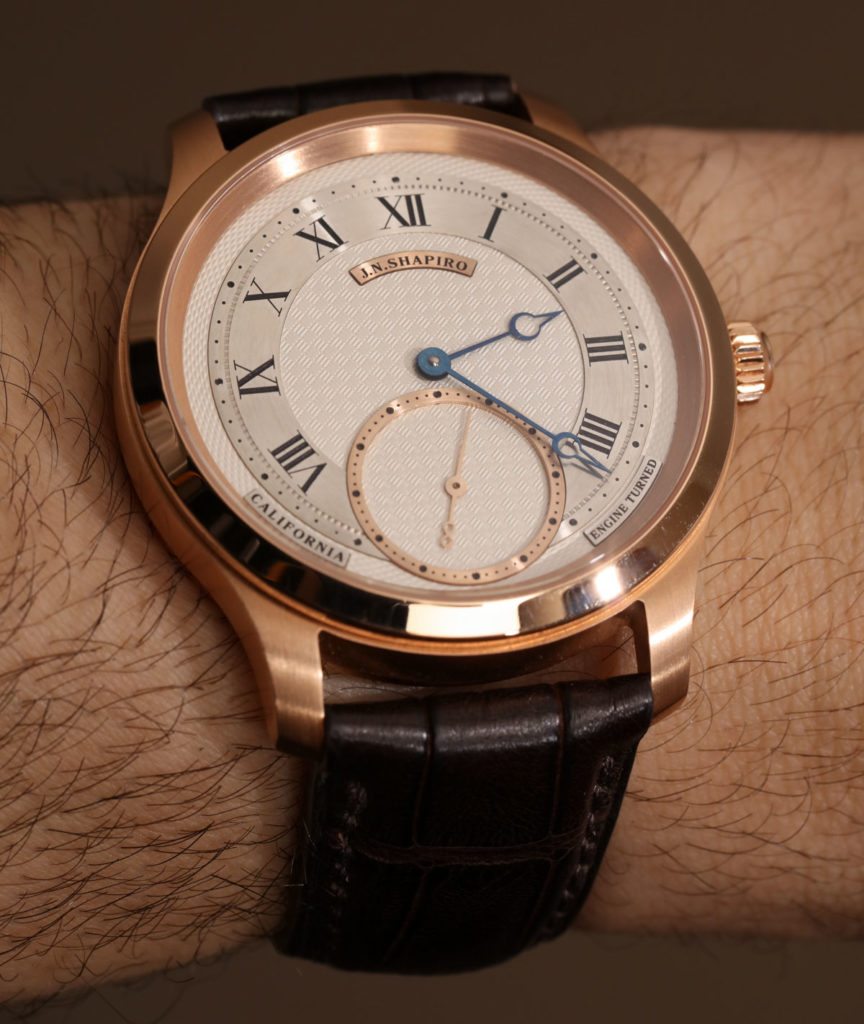 J.N. Shapiro Infinity Watch With Made In Los Angeles Guilloche Dial ...