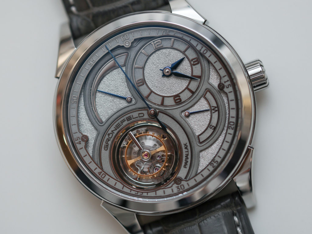 Grönefeld Parallax Tourbillon 1912 Watch In Steel Hands-On | aBlogtoWatch