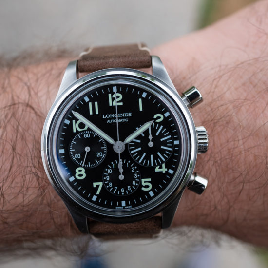 Longines Avigation BigEye Chronograph Review | aBlogtoWatch