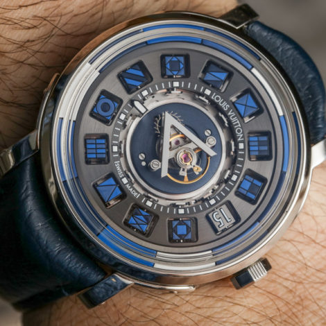 The Louis Vuitton Escape Spin Time Meteorite 41. It features twelve in