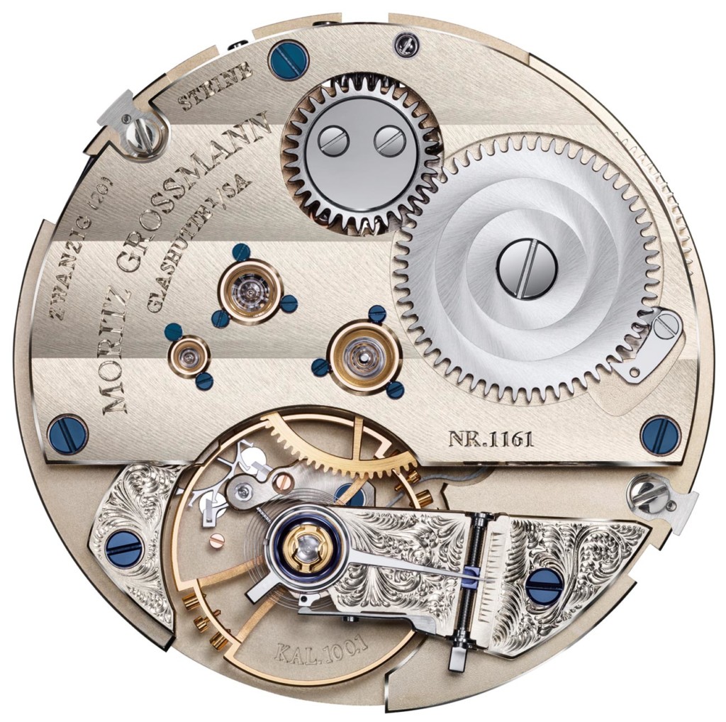 Moritz Grossmann Benu Blue Steel Watch | aBlogtoWatch