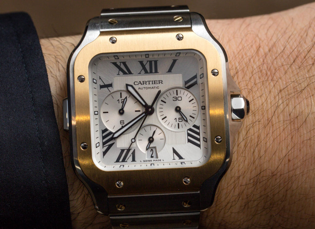 Cartier Santos Chronograph Watch New For 2019 Hands-On | aBlogtoWatch