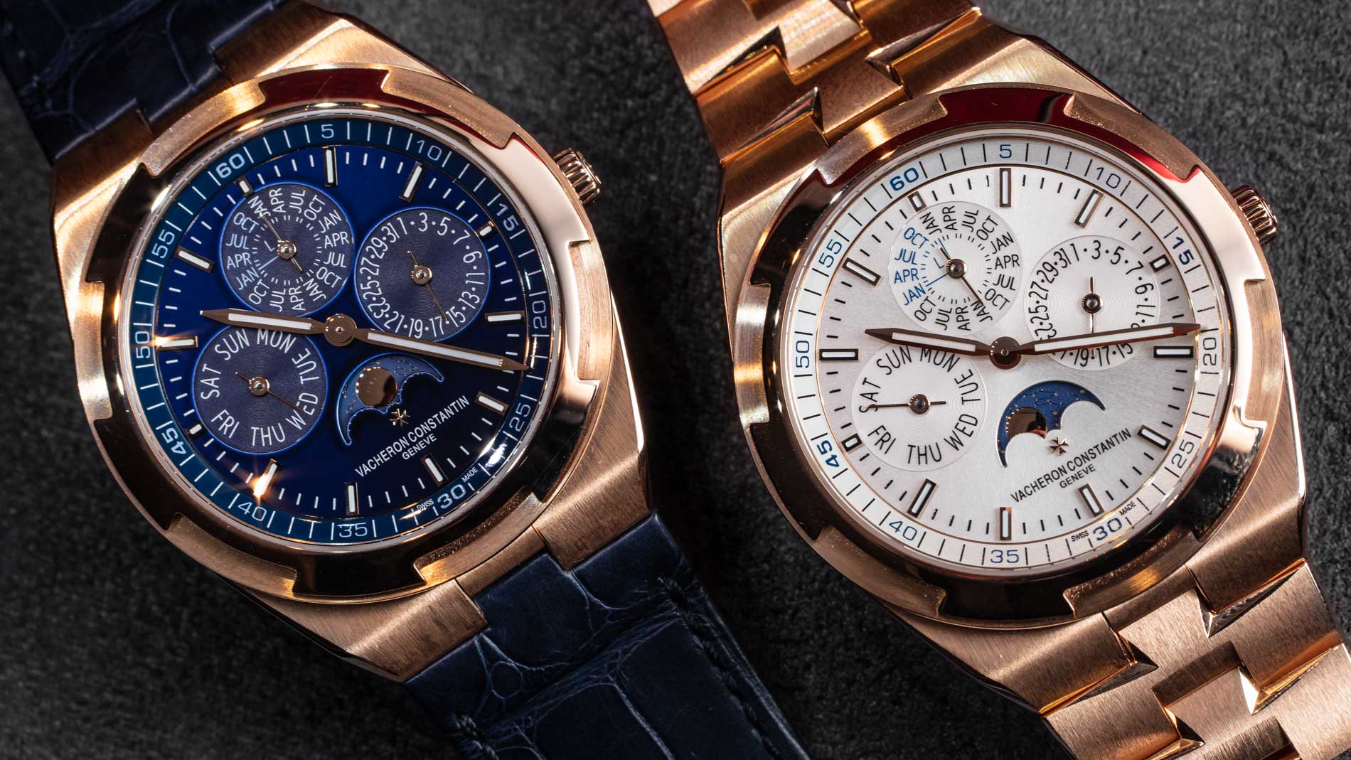 Vacheron Constantin Overseas Perpetual Calendar Ultra Thin Watch Hands