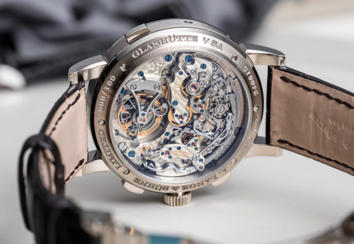 A. Lange & Söhne Datograph Perpetual Tourbillon Pink-Gold Dial Watch ...