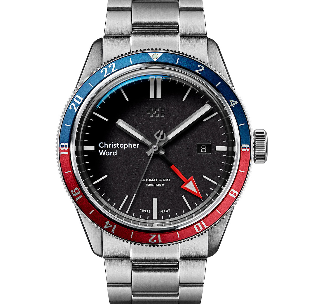 Christopher Ward C65 Trident GMT Watch 