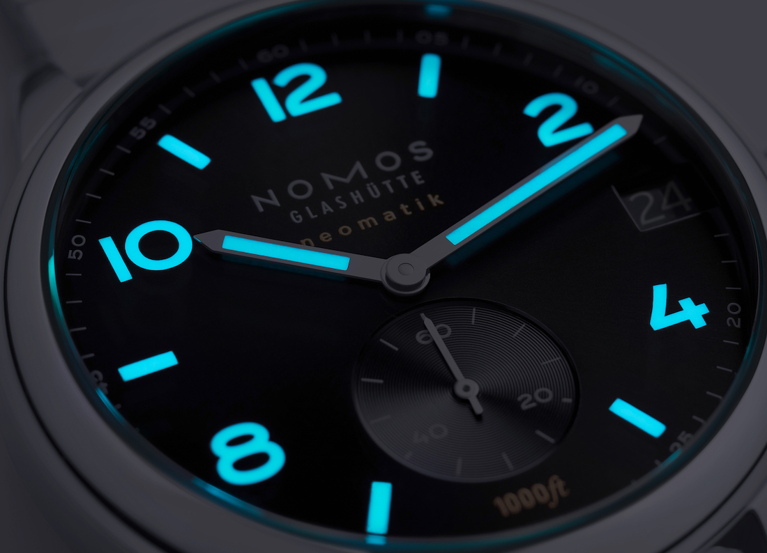 Club Sport neomatik petrol — NOMOS Glashütte