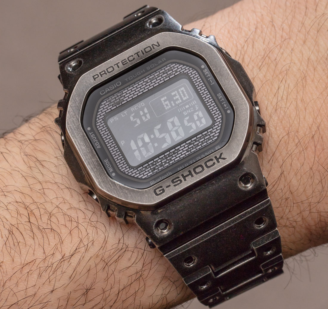 Casio G-Shock GMW-B5000V Aged IP Full-Metal Watch Hands-On | aBlogtoWatch