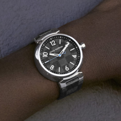 Louis Vuitton Icon Tambour Damier Strap Watch