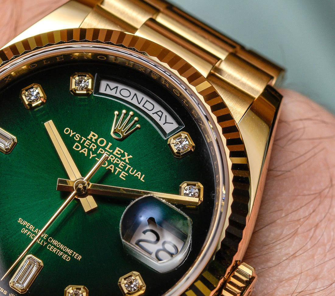 rolex day date 36mm gold price
