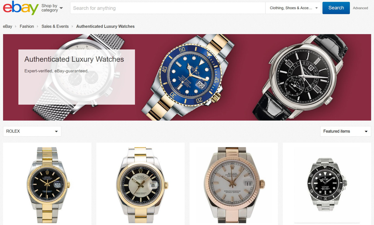 Sponsored: eBay Launches “Authenticity Guarantee” for Watch Buyers |  WatchTime - USA's No.1 Watch Magazine