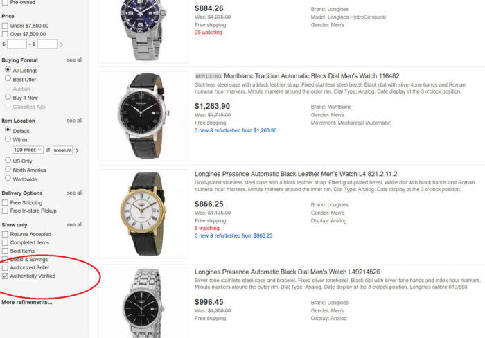 How To Find Authenticity-Verified Watches On eBay | aBlogtoWatch