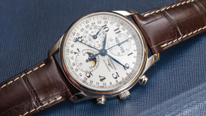Longines Master Collection Moon Phase Chronograph L2.673.4.78.3 Watch ...