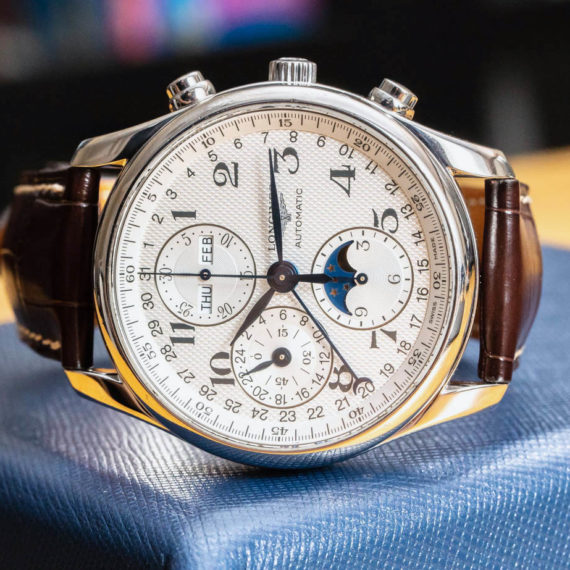 Longines Master Collection Moon Phase Chronograph L2.673.4.78.3 Watch ...