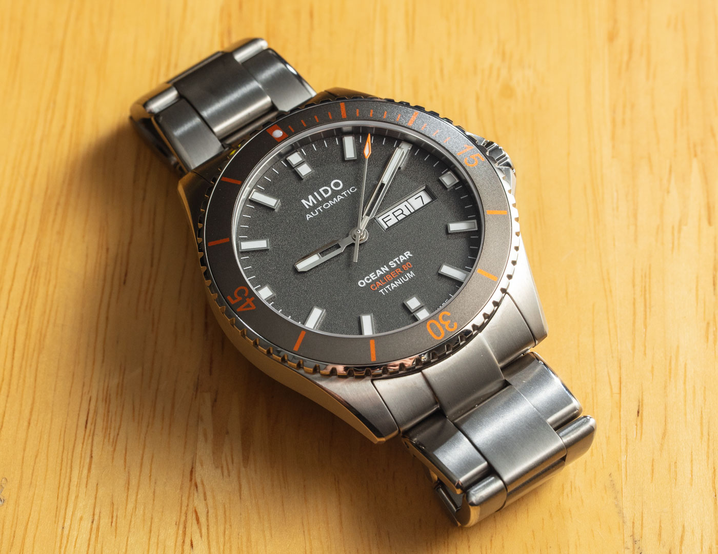 Titanium watch