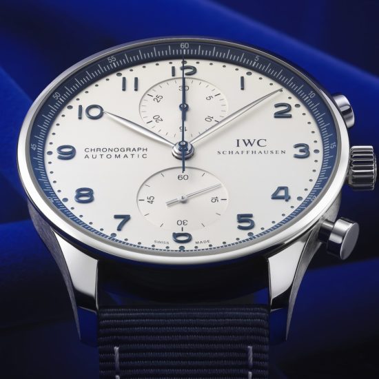 IWC Schaffhausen Portugieser Chronograph Watch Joins Bucherer Blue ...