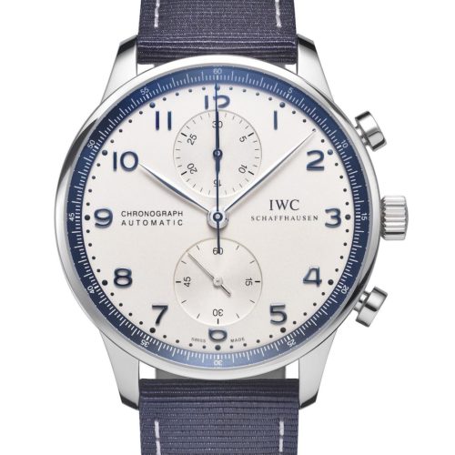 IWC Schaffhausen Portugieser Chronograph Watch Joins Bucherer Blue ...