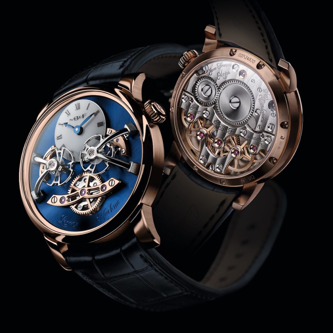 MB&F Legacy Machine No.2 Red Gold Blue Watch Will Be Last Ever In Red ...