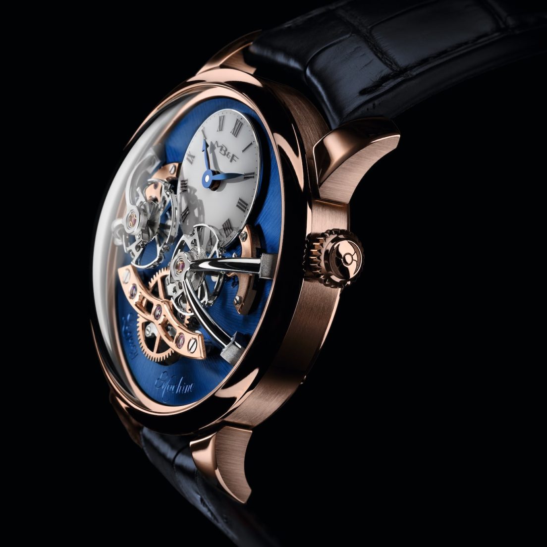 MB&F Legacy Machine No.2 Red Gold Blue Watch Will Be Last Ever In Red ...