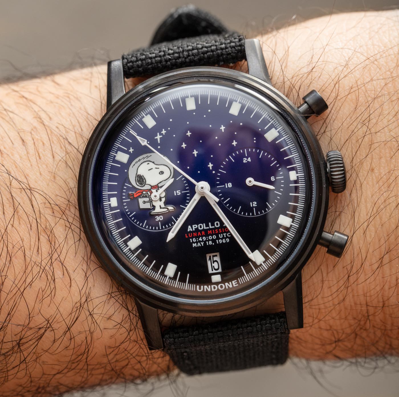 Undone X Peanuts Space Program Lunar Mission Watches Hands-On 