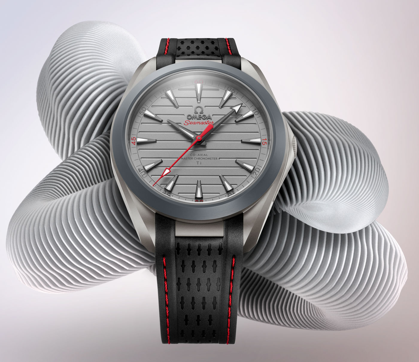 omega titanium watch