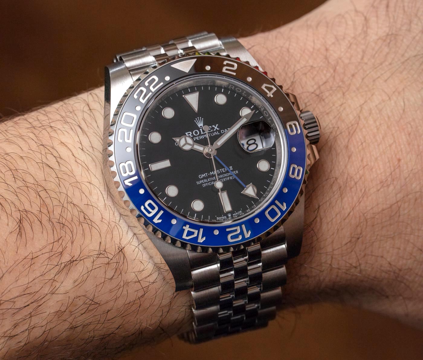 Hands-On: Rolex GMT-Master Blue/Black Bezel Watch |