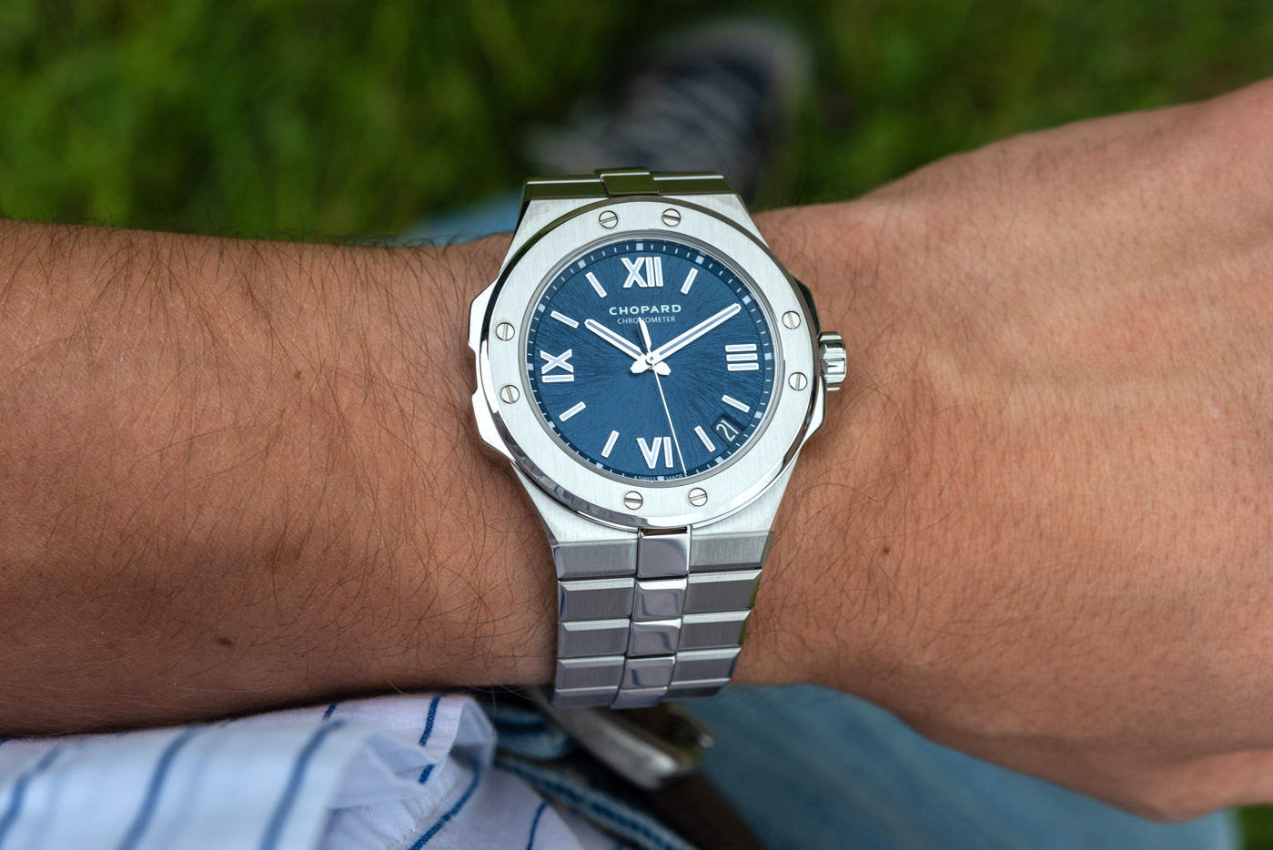 Tissot V8 Alpine Chronograph Black Dial Men's Watch - Mahtani Jewelers