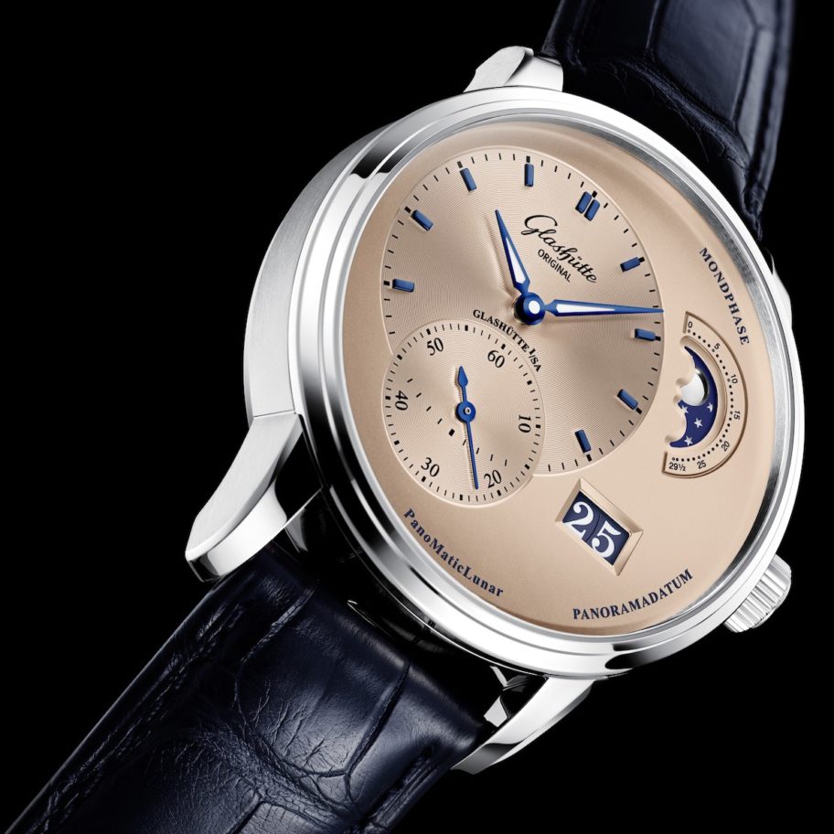 Glashütte Original PanoMaticLunar Rose Opaline Watch | aBlogtoWatch