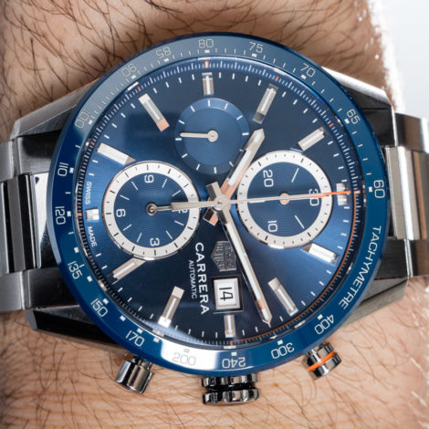 Tag Heuer Carrera Calibre 16 Chronograph 41mm Watch : Clothing, Shoes &  Jewelry 