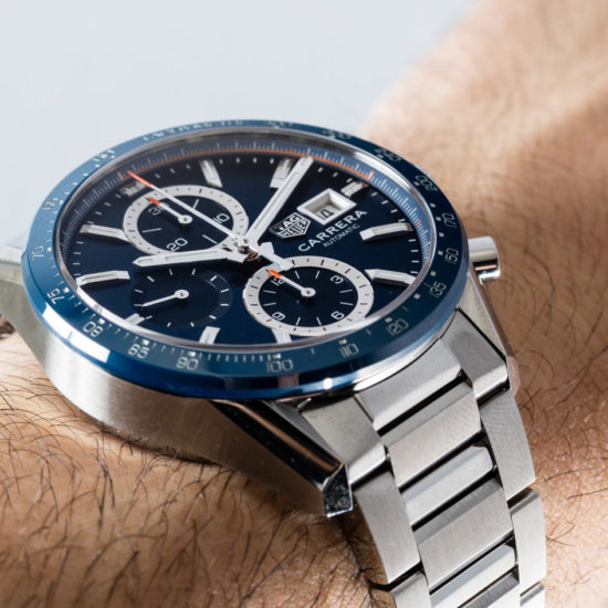 TAG Heuer Carrera Calibre 16 41mm Blue Watch Review | aBlogtoWatch