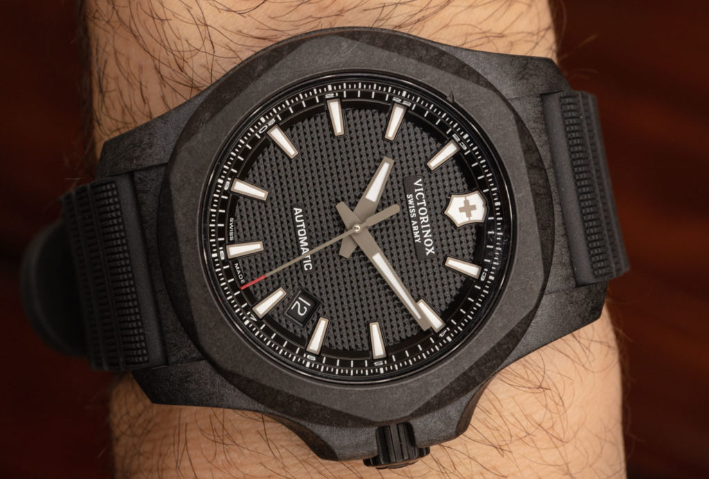 Victorinox INOX Carbon Mechanical Watch Hands-On | aBlogtoWatch