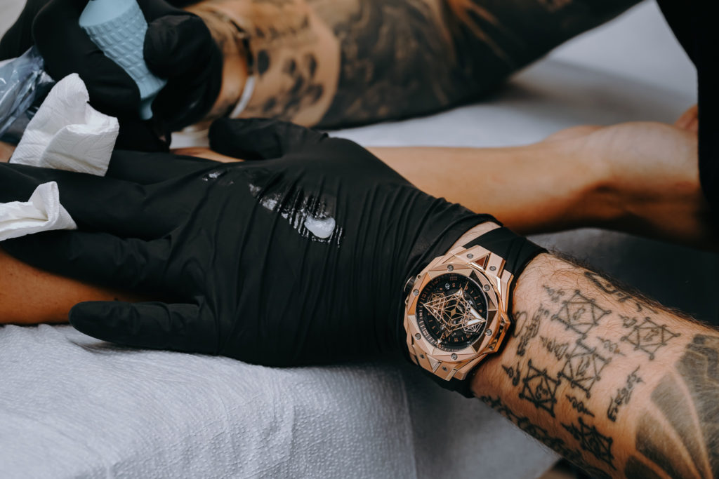 Getting Tattooed with Hublot at Sang Bleu | aBlogtoWatch