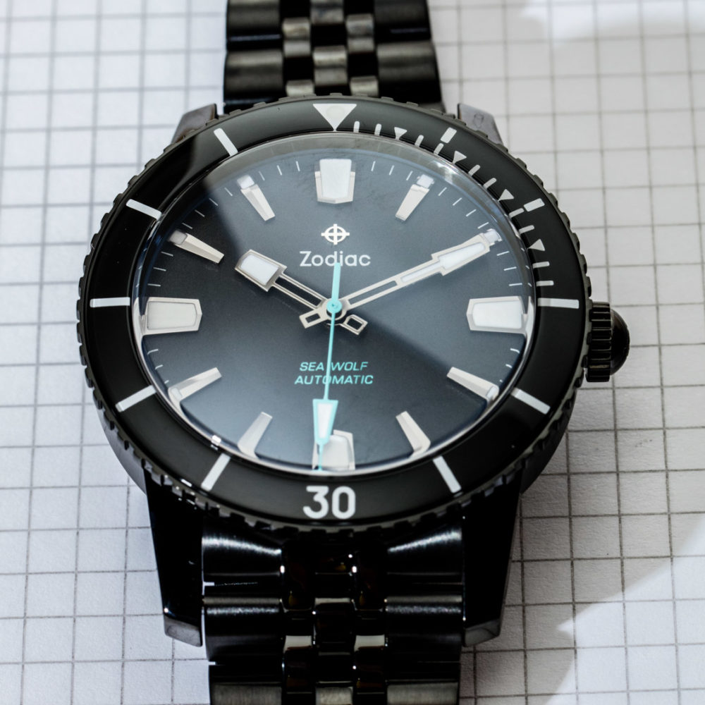 Zodiac Super Sea Wolf 53 Black ZO9276 Watch Hands-On | aBlogtoWatch