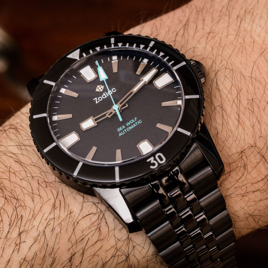 Zodiac Super Sea Wolf 53 Black ZO9276 Watch Hands-On | aBlogtoWatch