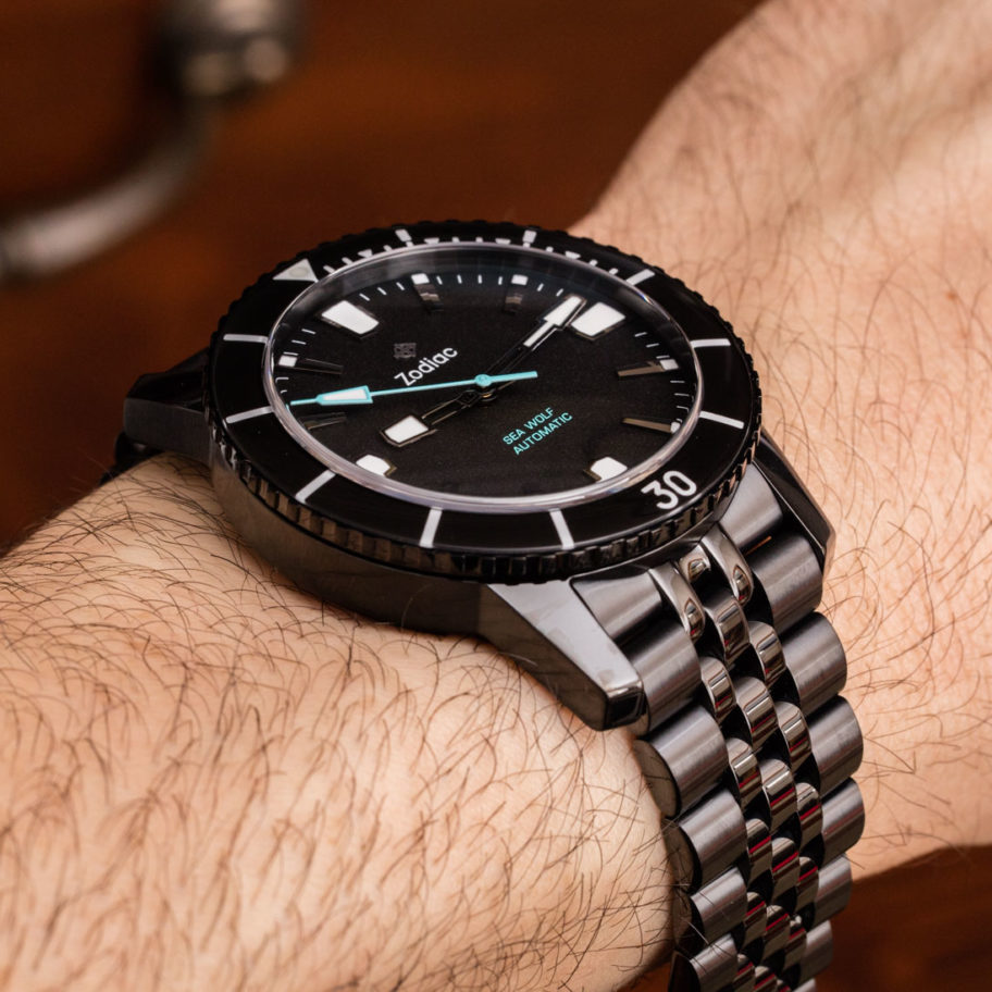 Zodiac Super Sea Wolf 53 Black ZO9276 Watch Hands-On | aBlogtoWatch