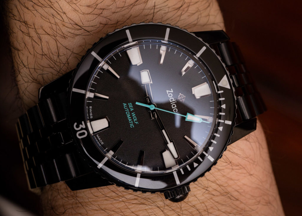 Zodiac Super Sea Wolf 53 Black ZO9276 Watch Hands-On | aBlogtoWatch