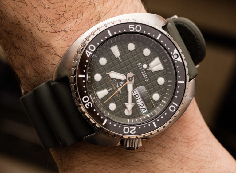 Seiko Prospex 'King Turtle' Ceramic Bezel SRPE05 & SRPE07 Watch Review ...