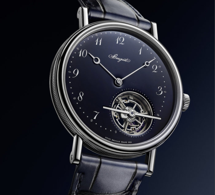 Breguet Classique Tourbillon Extra-Plat Automatique 5367 Grand Feu Blue ...