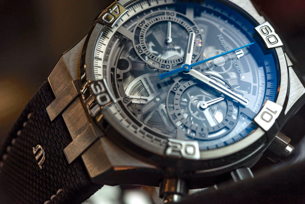 Hands-On: Maurice Lacroix Aikon Chronograph Skeleton Watch | aBlogtoWatch