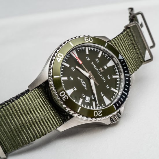 Hands-On: Hamilton Khaki Navy Scuba Watch In Green Is A Standout Value ...