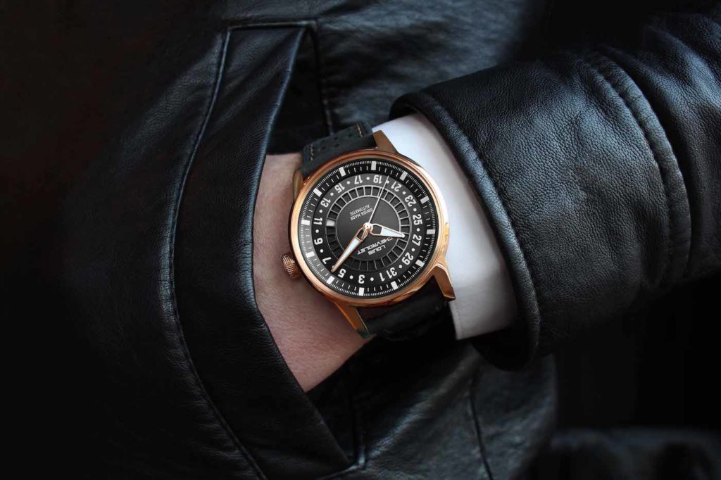 Louis Chevrolet Frontenac Lumed Flying Date Watch | aBlogtoWatch