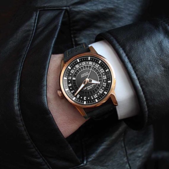 Louis Chevrolet Frontenac Lumed Flying Date Watch | aBlogtoWatch