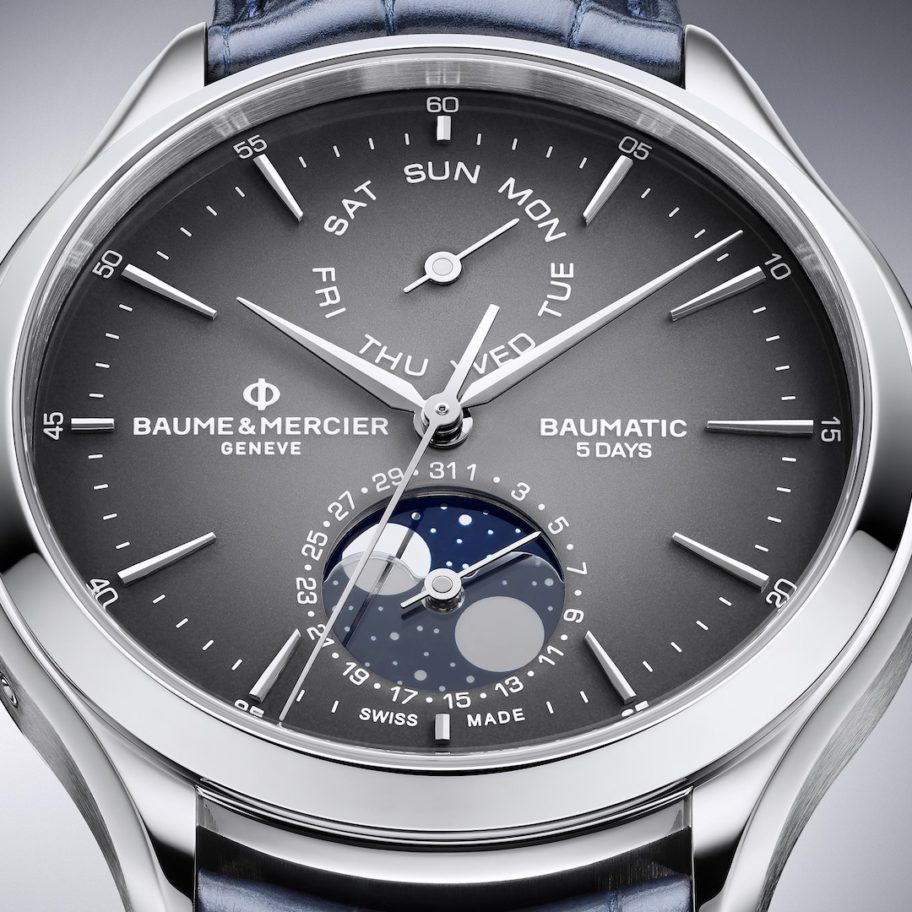 Design & Value: New Baume & Mercier In-House Baumatic Clifton Moon ...