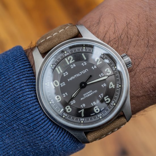 Hands-On: Hamilton Khaki Field Watch In Titanium | aBlogtoWatch