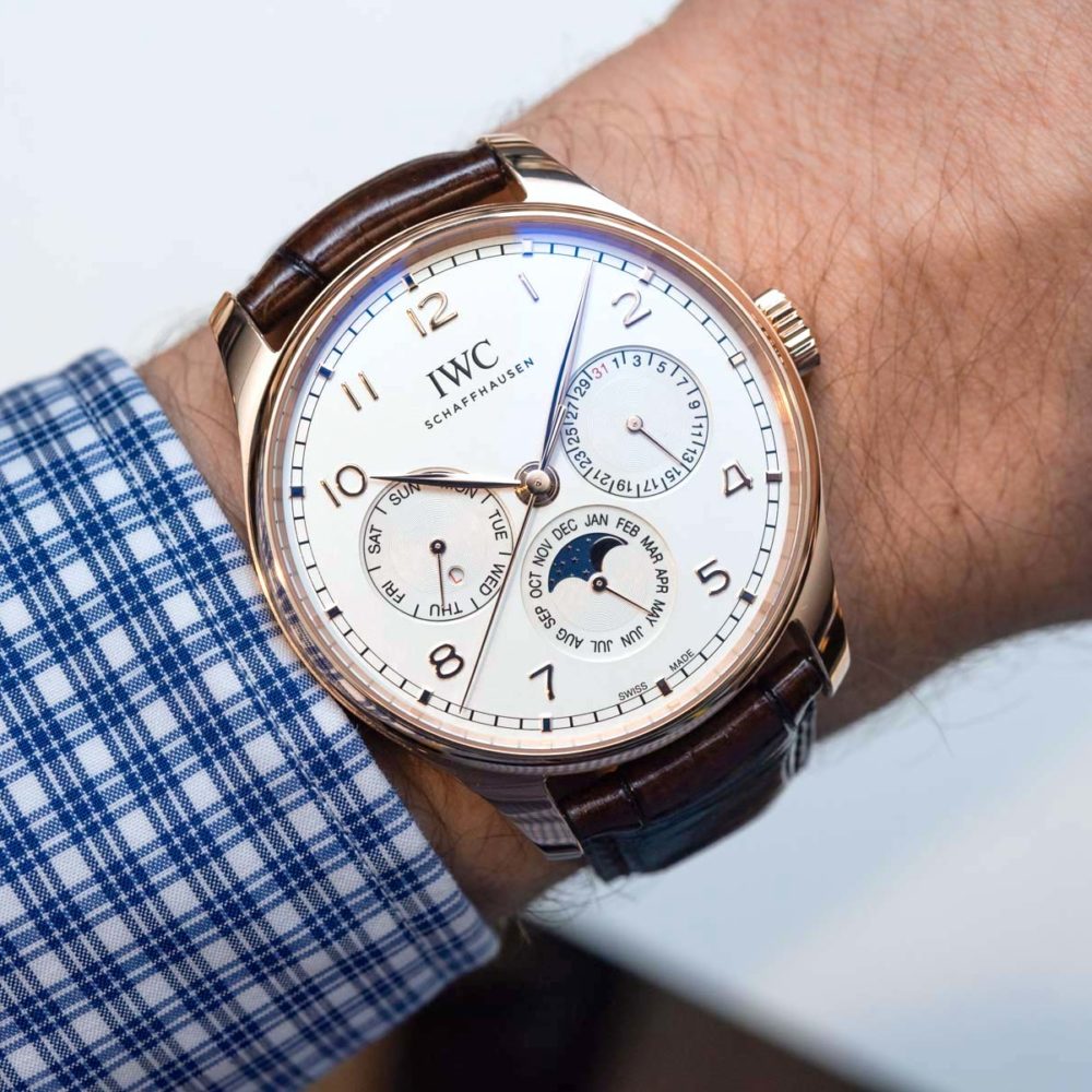 Hands-On Debut: IWC Portugieser Perpetual Calendar 42 Watch Scales ...