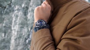 Montblanc 1858 Geosphere Blue Titanium Watch | aBlogtoWatch