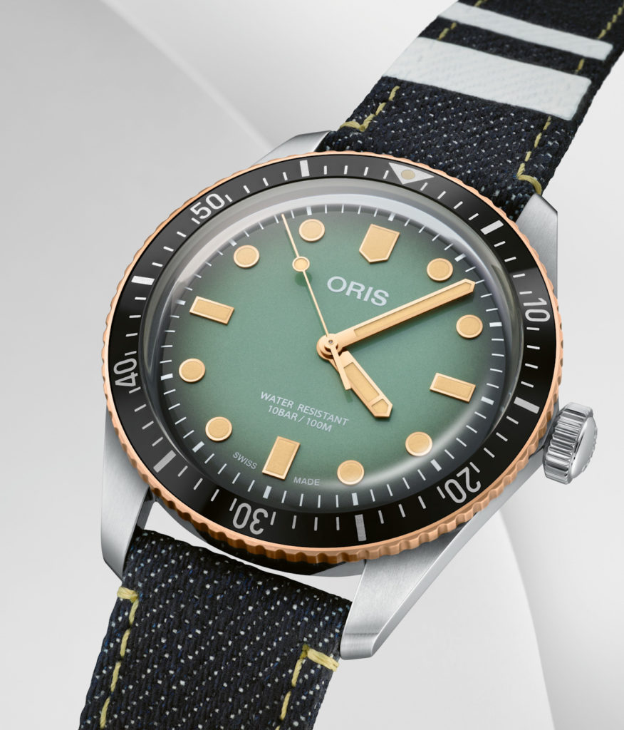 First Look: Oris X Momotaro Jeans Special-Edition Divers Sixty-Five ...