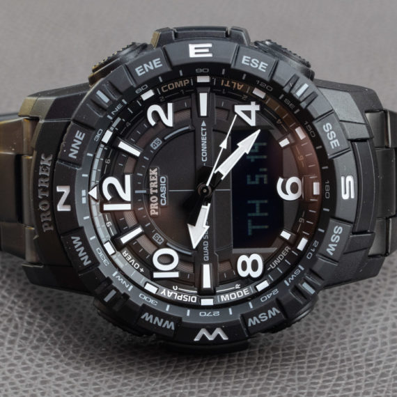 Watch Review: Casio Pro Trek PRT-B50 Black Titanium | aBlogtoWatch