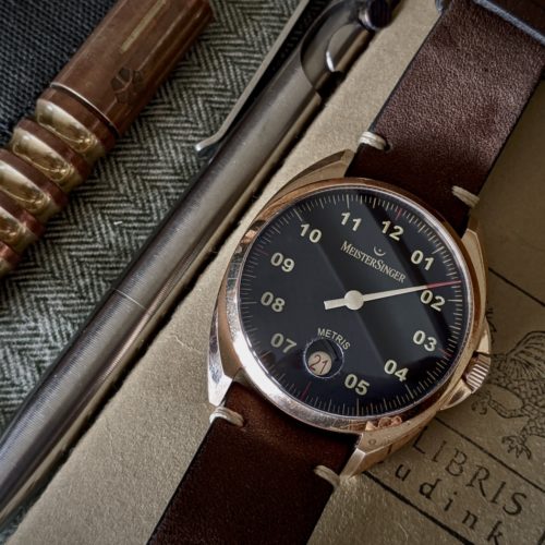 MeisterSinger Metris Bronze Watch Review | aBlogtoWatch